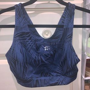 Joylab blue sports bra small